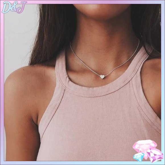 💎✨ Simple Heart Necklace - Picture 2 of 5